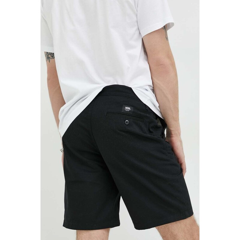 Kraťasy Vans pánské, černá barva, VN0A5FJXBLK1-BLACK