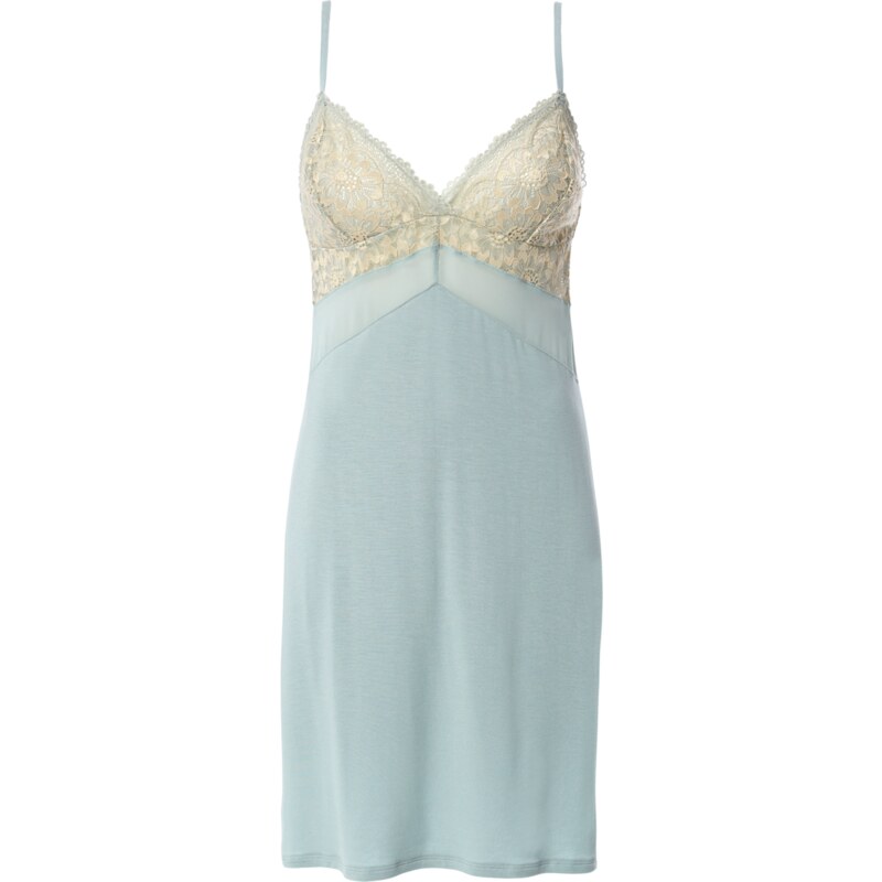 Intimissimi Night-Dress with Georgette and Lace Insert