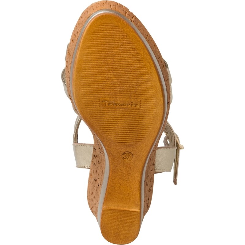 Dámské sandály TAMARIS 28019-20-940 zlatá S3