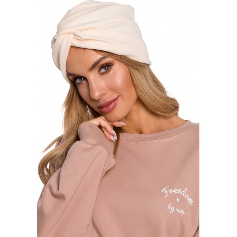 Moe M601 Turban - krémový 78455070