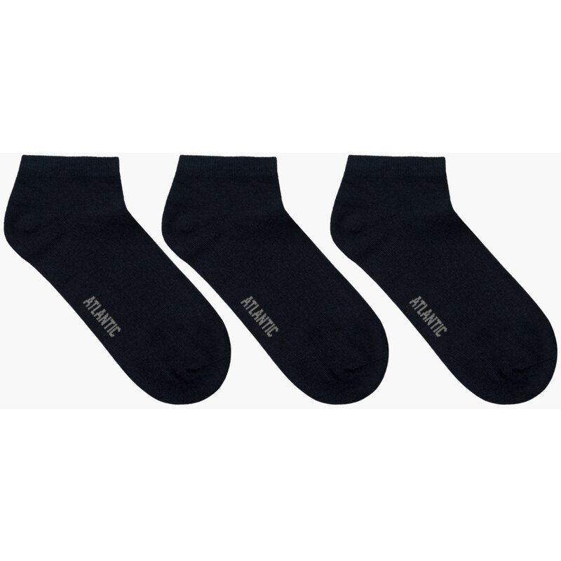 Atlantic Pánské ponožky 3Pack - tmavě modré