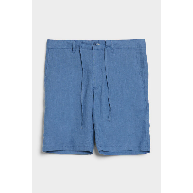 ŠORTKY GANT RELAXED LINEN DS SHORTS modrá S