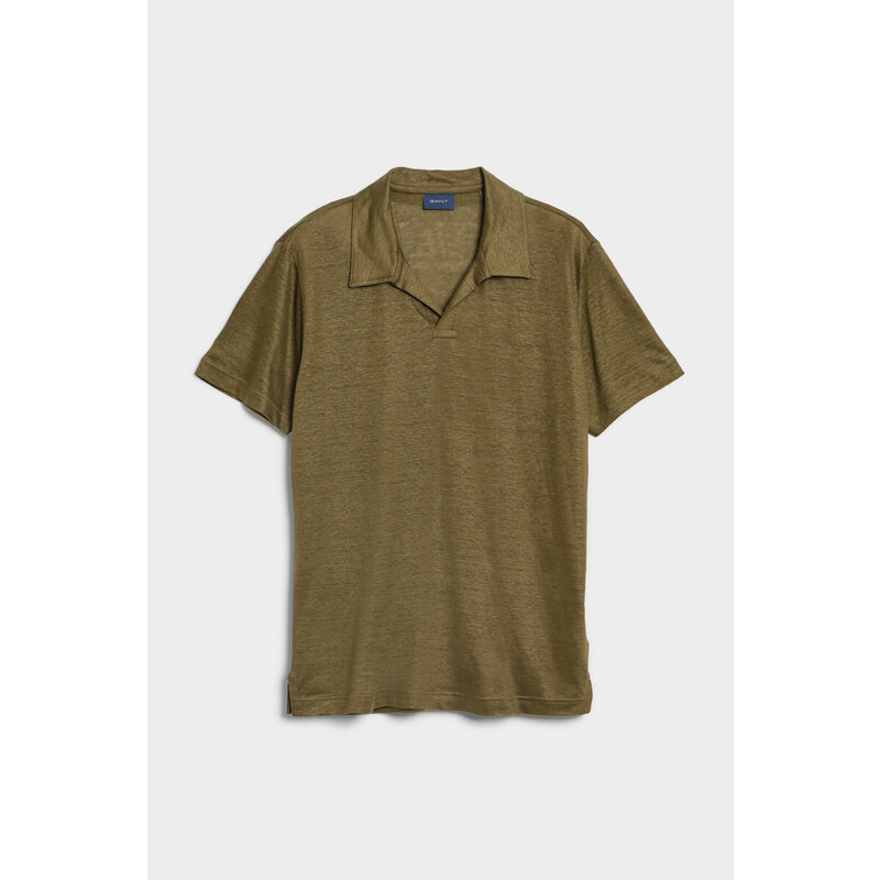 POLOKOŠILE GANT LINEN SOLID SS POLO zelená L