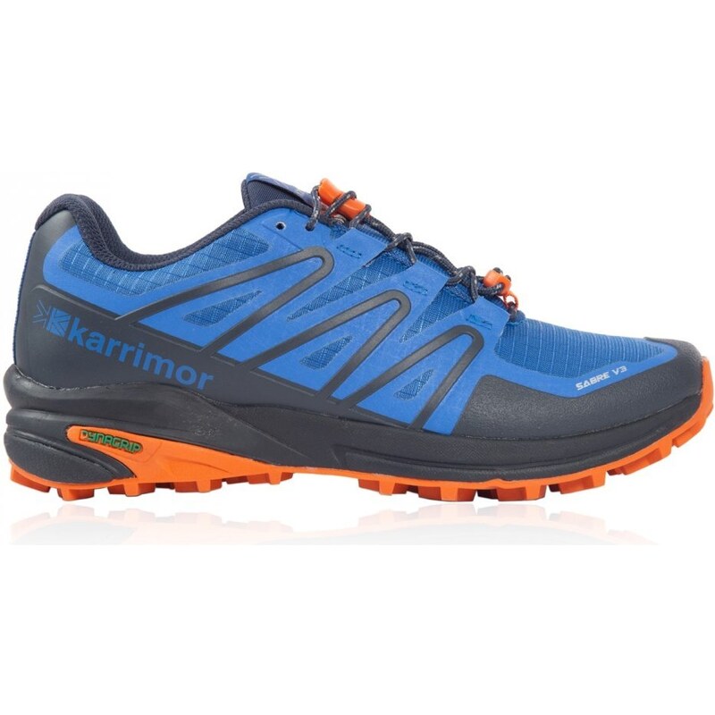 Karrimor Sabre 3 Junior Boys Trail Running Shoes Blue/Orange