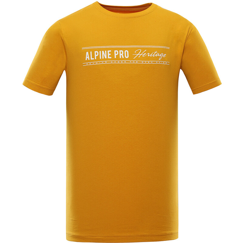 ALPINE PRO - ZIMIW PÁNSKÉ BAVLNĚNÉ TRIKO