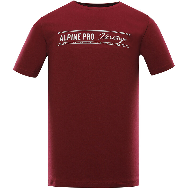 ALPINE PRO - ZIMIW PÁNSKÉ BAVLNĚNÉ TRIKO