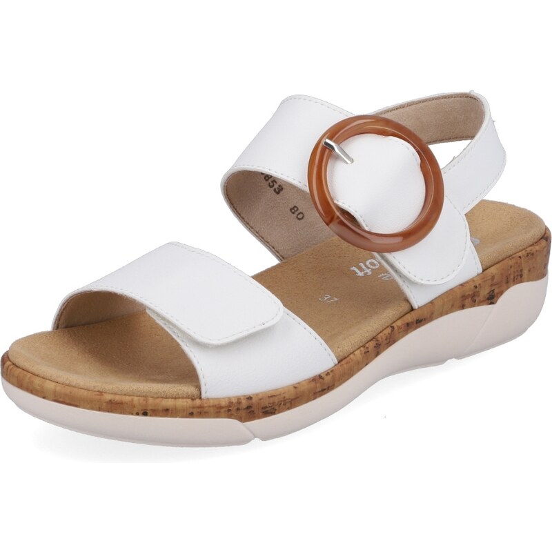 RIEKER Dámské sandály REMONTE R6853-80 bílá