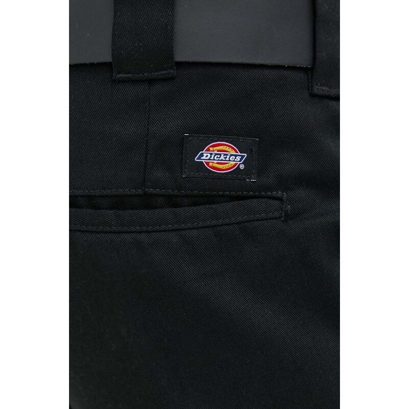 Kalhoty Dickies pánské, černá barva, přiléhavé, DK0A4XK8BLK1-BLACK