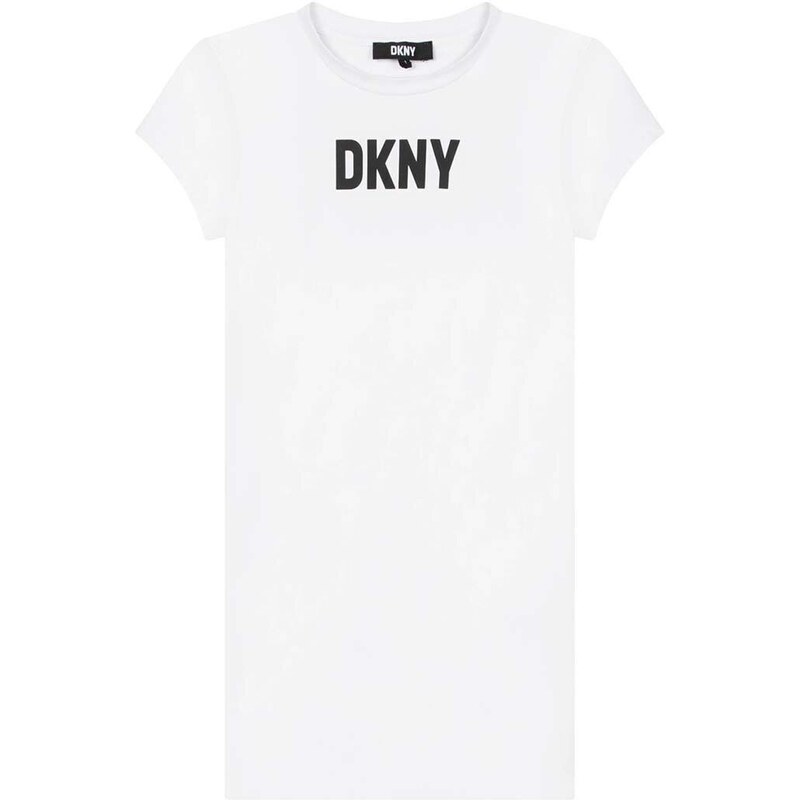 Dívčí šaty Dkny šedá barva, mini