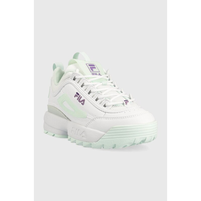 Dětské sneakers boty Fila Disruptor růžová barva