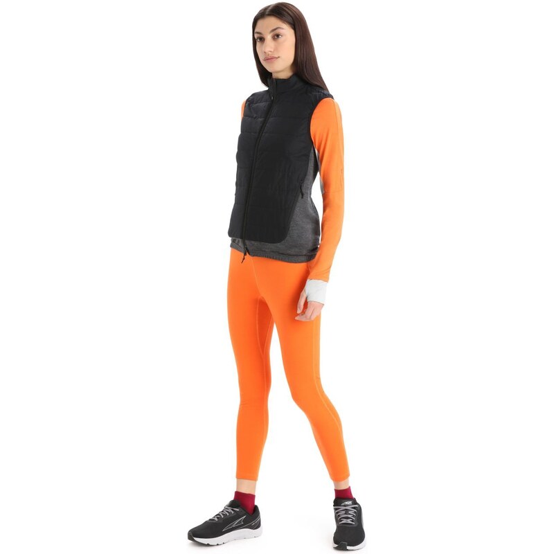 Dámská vesta ICEBREAKER Wmns MerinoLoft Vest, Black/Jet Heather/Cb velikost: L