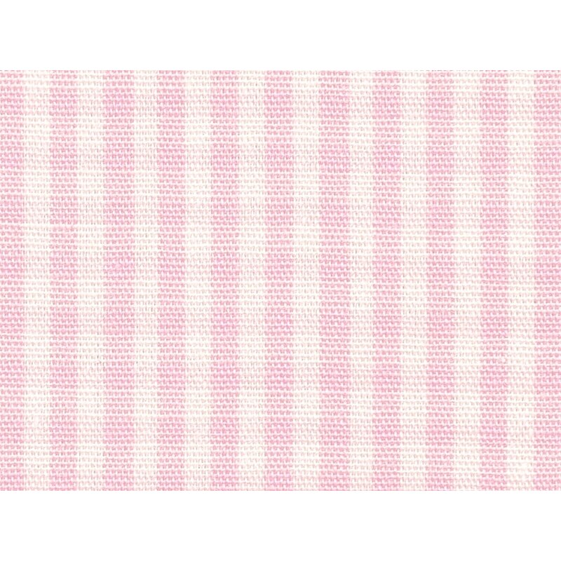 Mirtex Plátno HALENA 110 (33430 Košilovina kostička růžová)-140cm Zbytková metráž