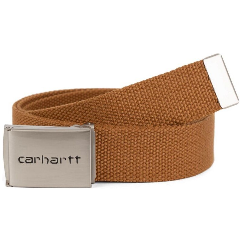 PÁSEK CARHARTT WIP Clip Chrome - hnědá