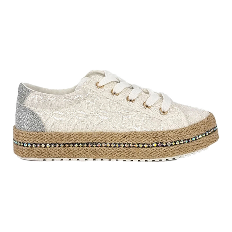 Espadrilky Laura Biagiotti Textile White 97892435