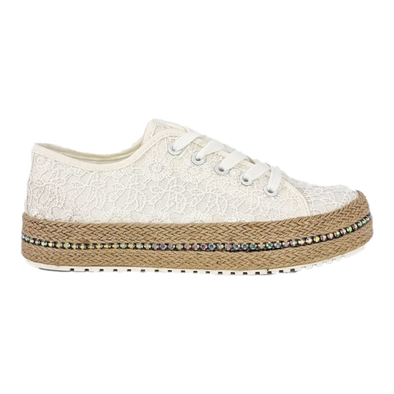 Espadrilky Laura Biagiotti Flower White