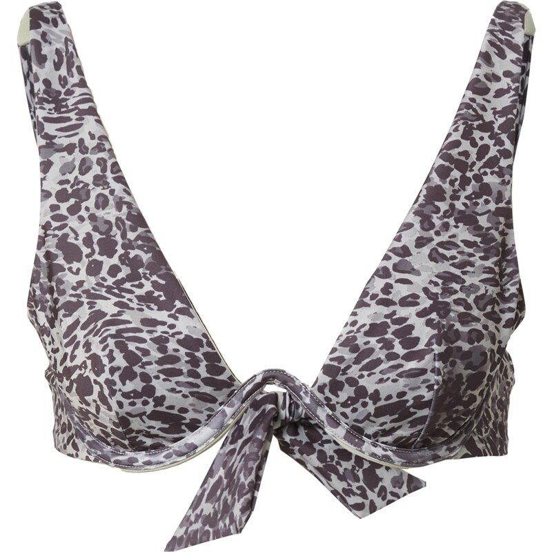 Hunkemöller Horní díl plavek Argentina šedá / antracitová / khaki 109495092