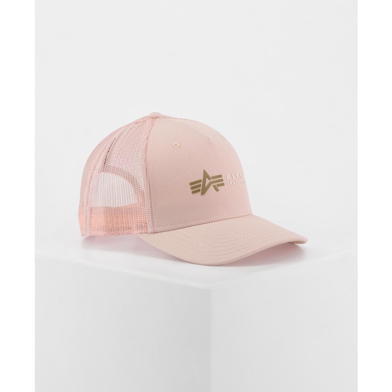 Alpha Industries Kšiltovka Alpha Label Trucker Cap pale peach 78506971