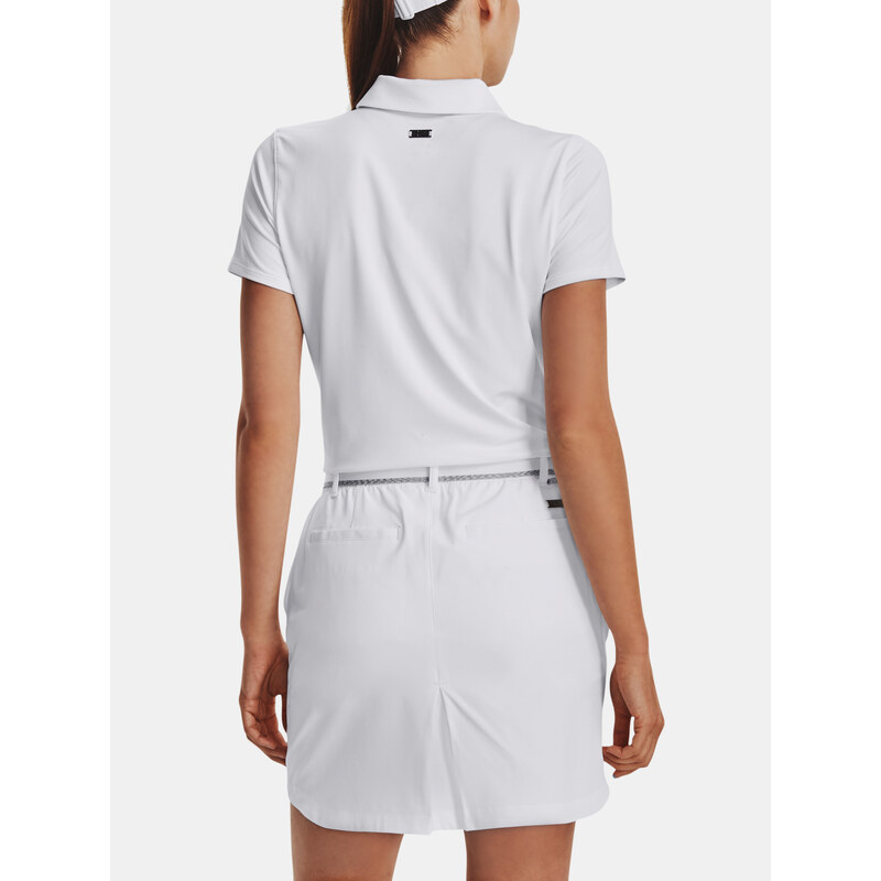 Under Armour Tričko UA Playoff SS Polo -WHT - Dámské