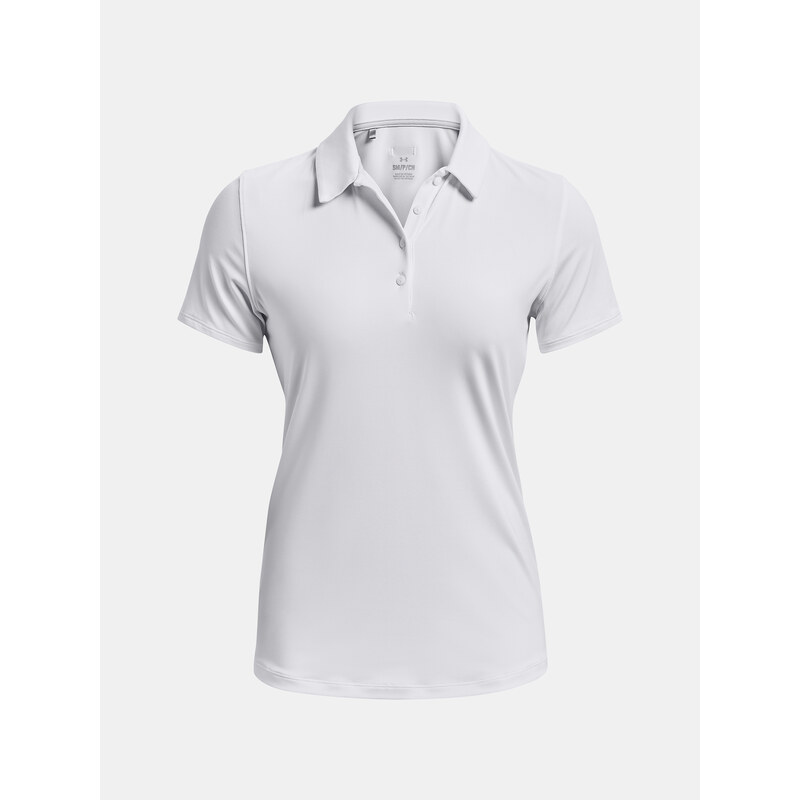 Under Armour Tričko UA Playoff SS Polo -WHT - Dámské