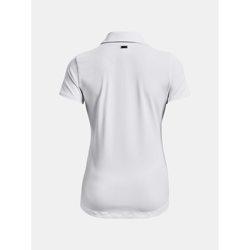 Under Armour Tričko UA Playoff SS Polo -WHT - Dámské