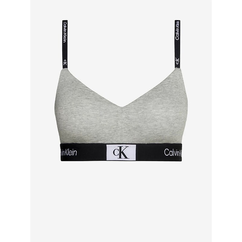 Světle šedá dámská podprsenka Calvin Klein Underwear - Dámské