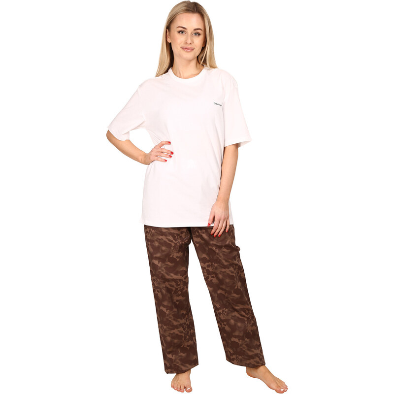 Dámské pyžamo Calvin Klein vícebarevné (QS6976E-C80)