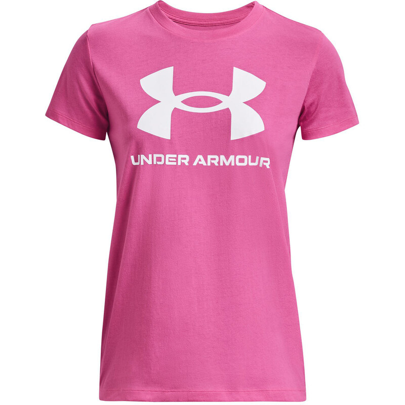 Triko Under Armour UA SPORTSTYLE LOGO SS-PNK 1356305-659