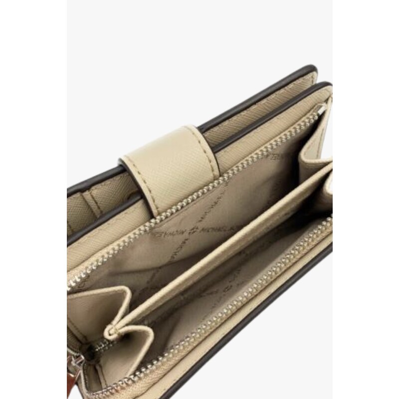 Michael Kors Jet set travel BIFOLD medium kožená dámská peněženka písková