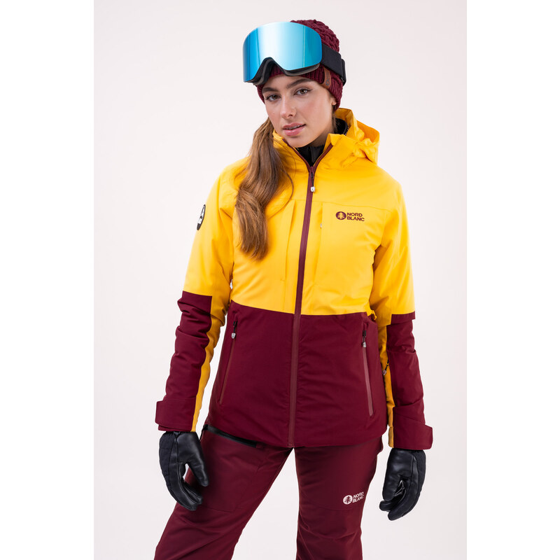 Nordblanc Žlutá dámská lyžařská bunda SEPARATED