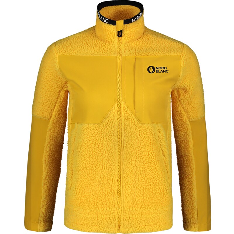 Nordblanc Žlutá dámská sherpa fleece bunda PENINSULA