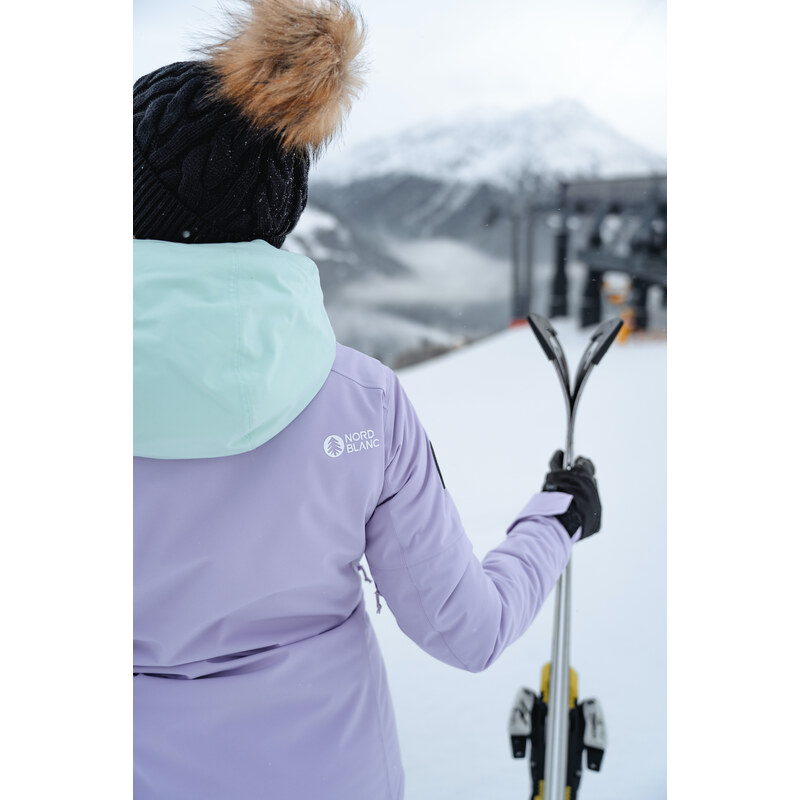Nordblanc Fialová dámská lyžařská bunda SNOW-SQUALL