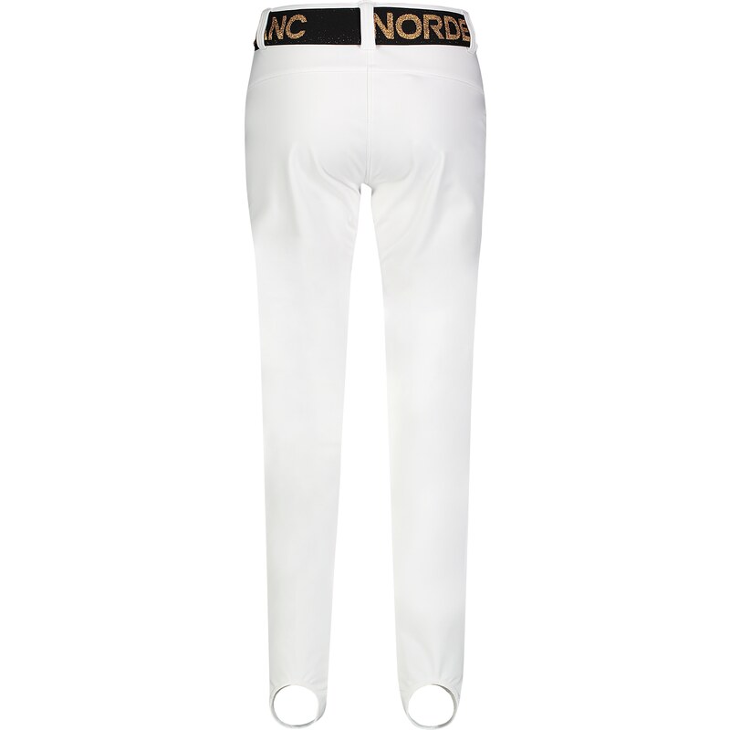 Nordblanc Bílé dámské softshellové lyžařské kalhoty FULLCOVER