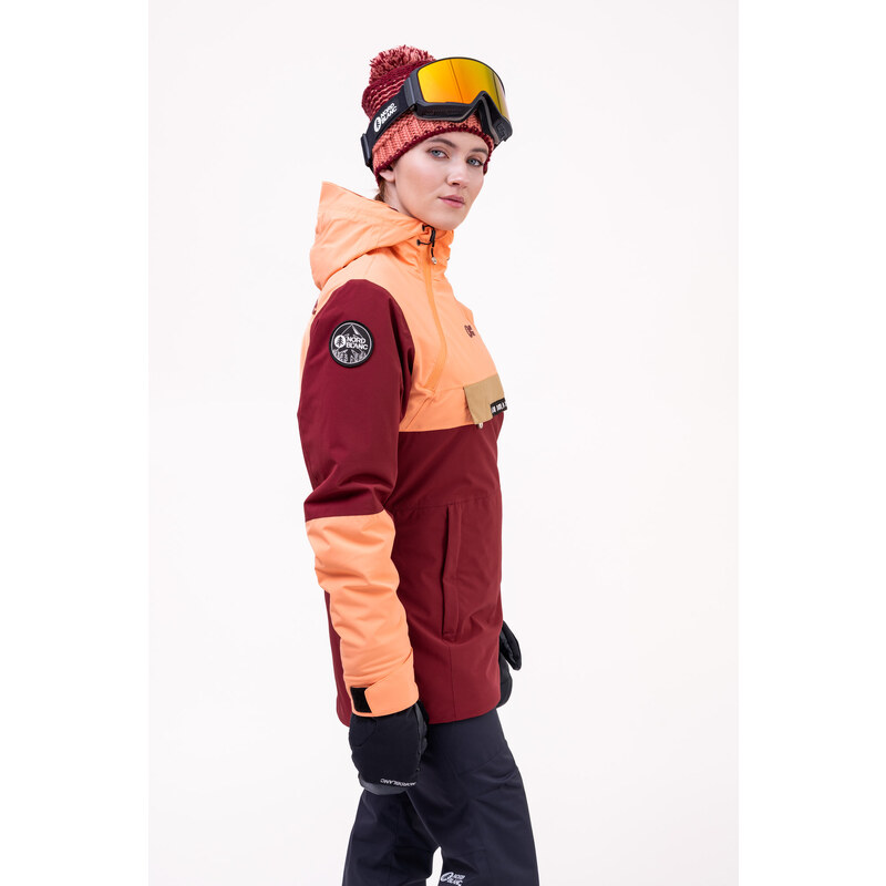 Nordblanc Oranžový dámský snowboardový anorak SNOWSTORM