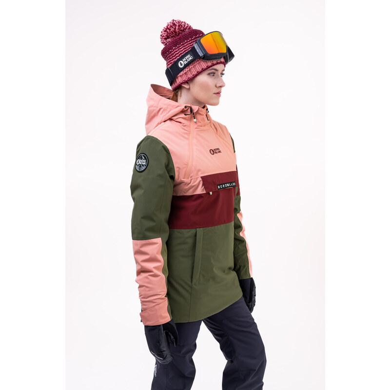 Nordblanc Růžový dámský snowboardový anorak SNOWSTORM