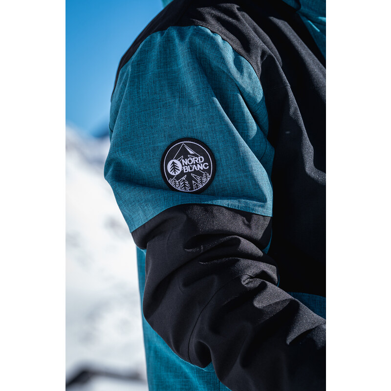 Nordblanc Zelená pánská lyžařská bunda CONTRASTY
