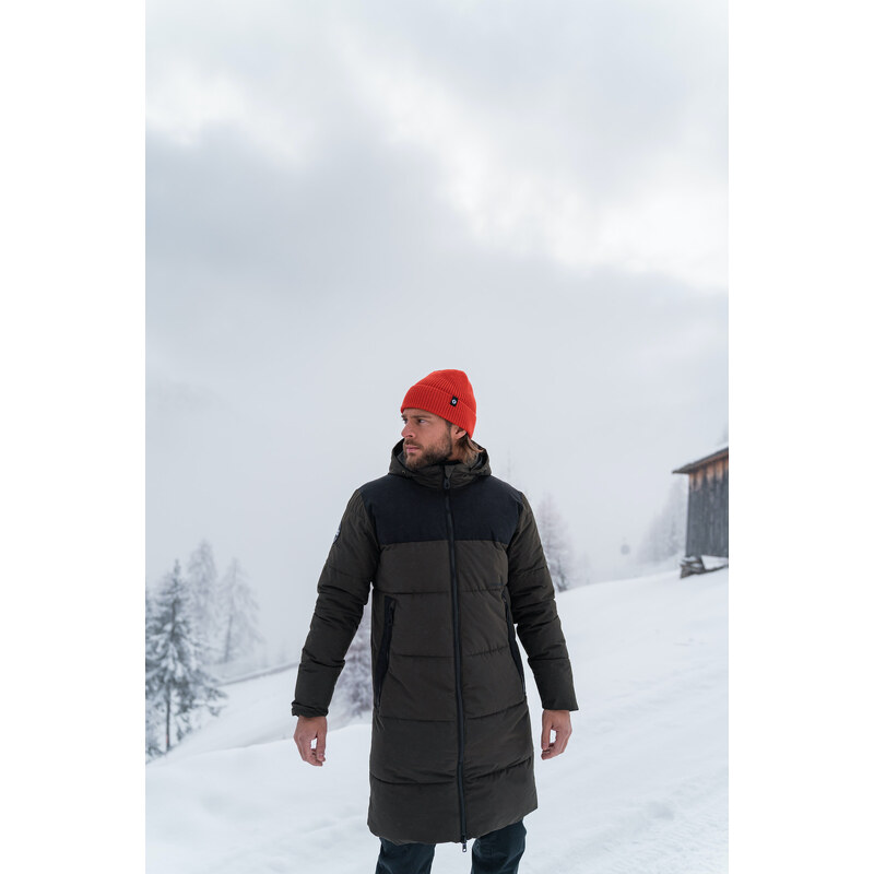 Nordblanc Khaki pánský zimní kabát TRENDSETTER