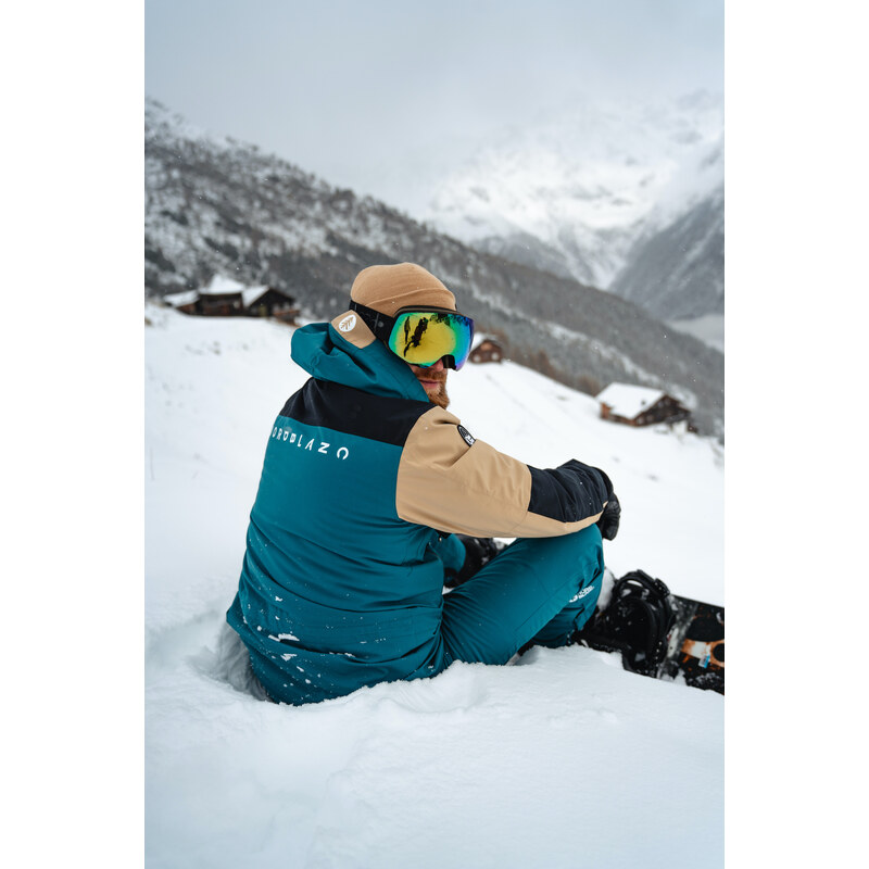 Nordblanc Zelený pánský snowboardový anorak ADAPTABLE