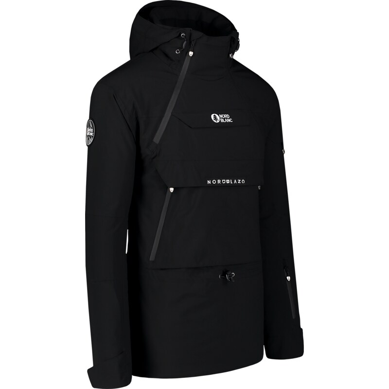 Nordblanc Černý pánský snowboardový anorak ADAPTABLE