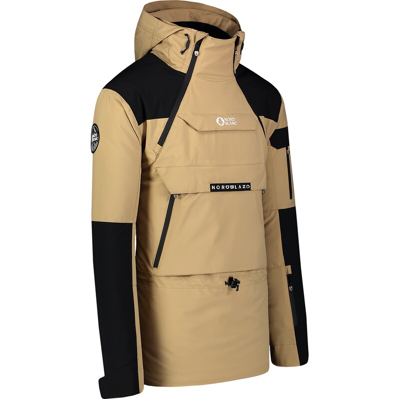 Nordblanc Béžový pánský snowboardový anorak ADAPTABLE