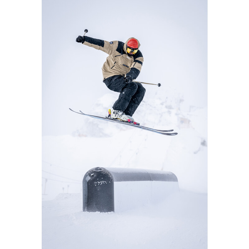 Nordblanc Béžový pánský snowboardový anorak ADAPTABLE