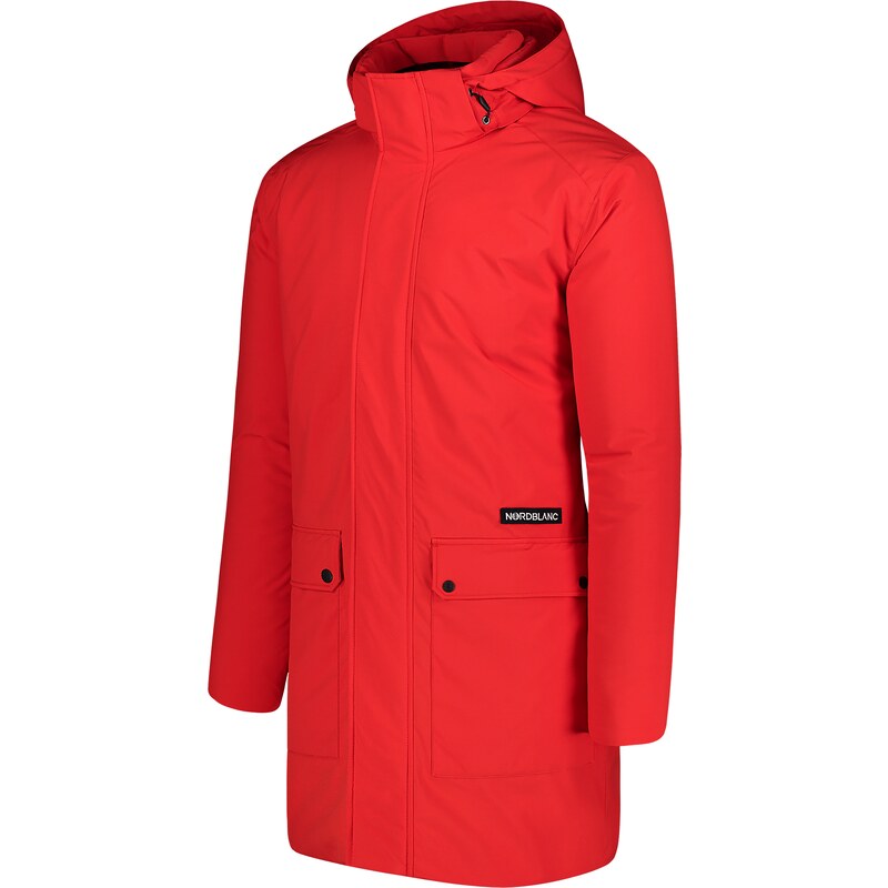 Nordblanc Červený pánský zimní kabát FUTURIST