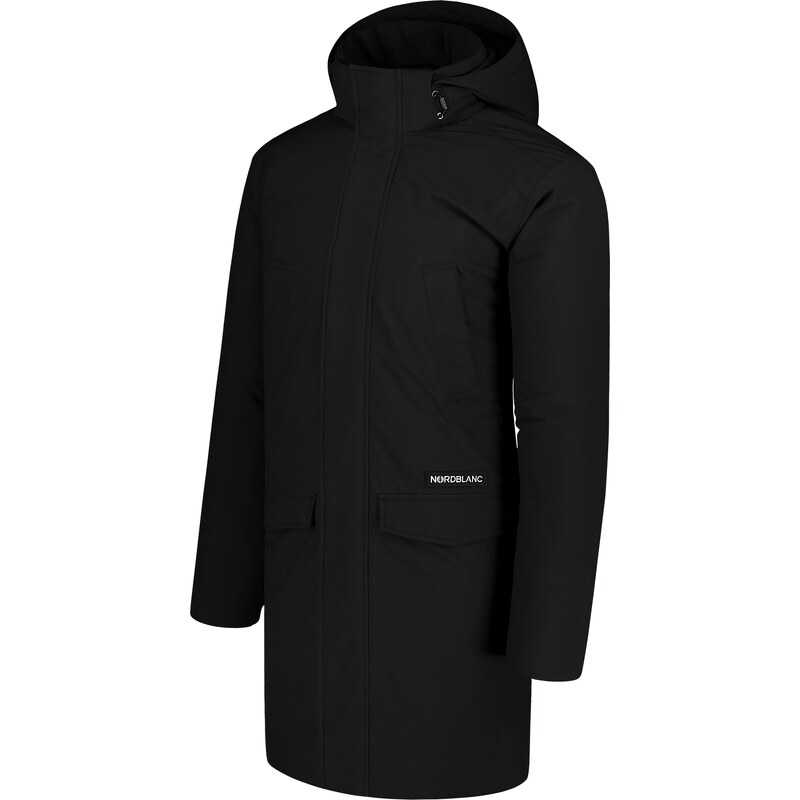 Nordblanc Černý pánský zimní kabát LIGHTNING