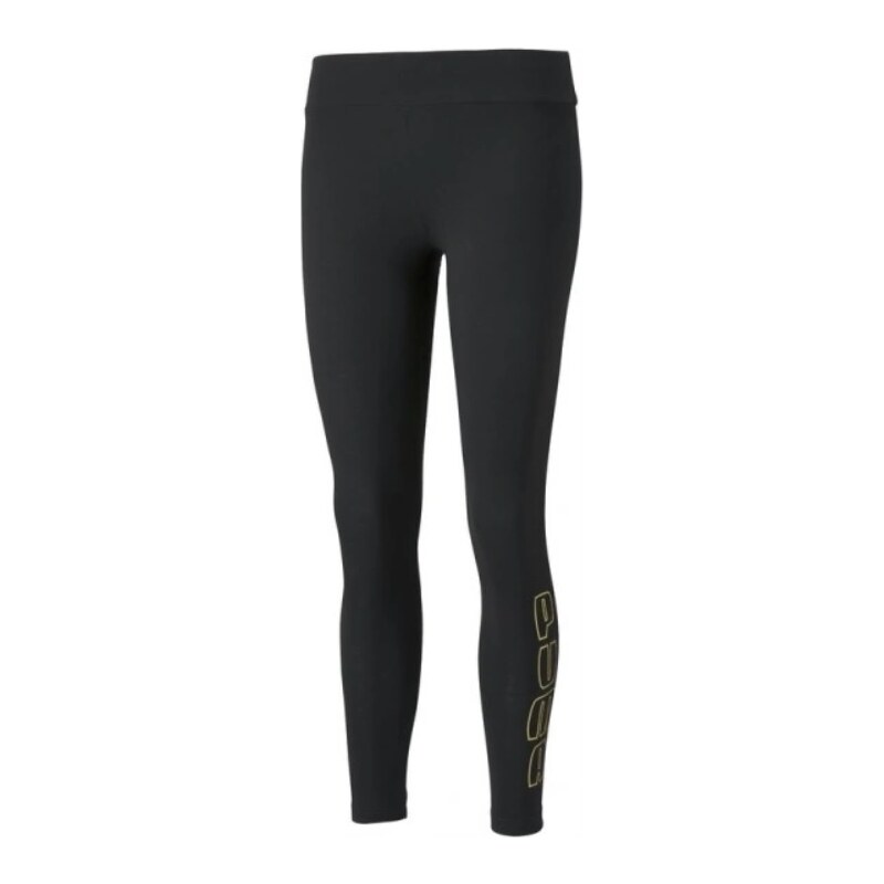 Puma Legíny Holiday Leggings Black-Gold - Dámské