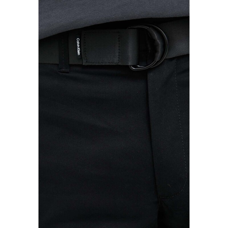 Kraťasy Calvin Klein pánské, černá barva