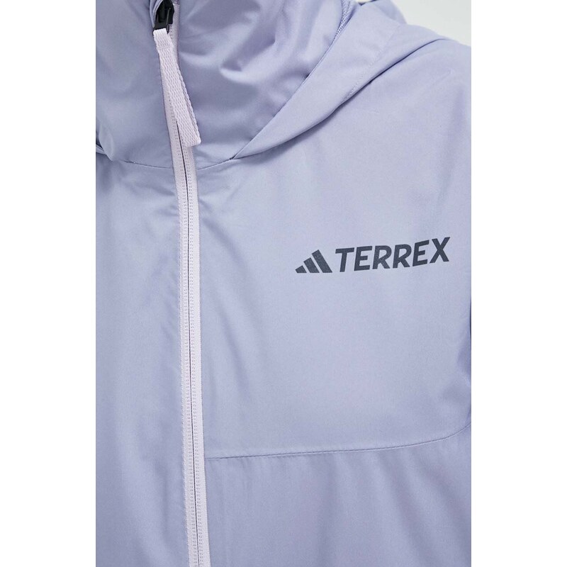 Outdoorová bunda adidas TERREX Multi fialová barva