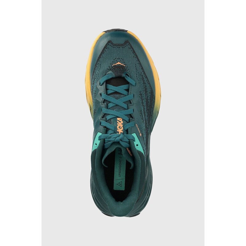 Běžecké boty Hoka Speedgoat 5 GTX tyrkysová barva, 1127913