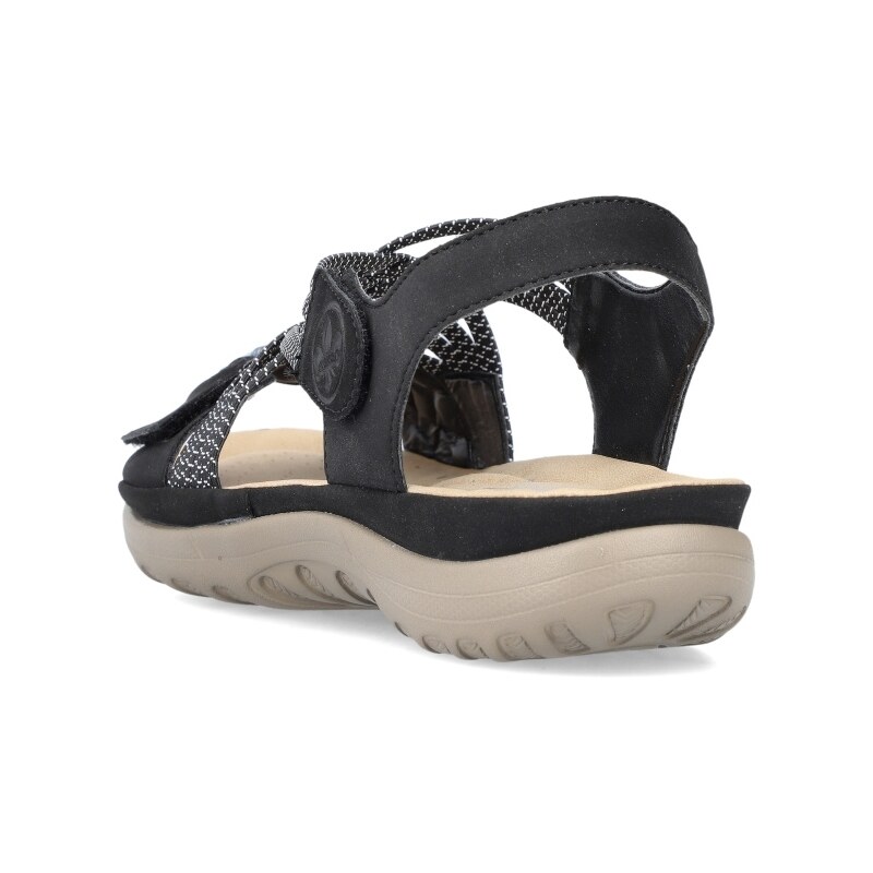 Dámské sandály RIEKER 64889-00 černá