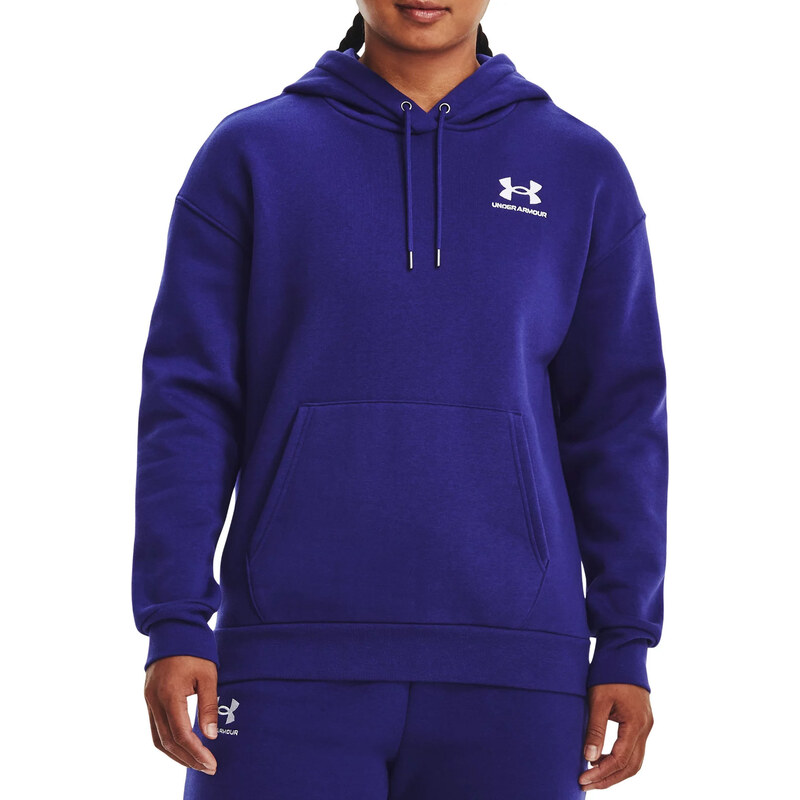 Mikina s kapucí Under Armour Essential Fleece Hoodie-BLU 1373033-468