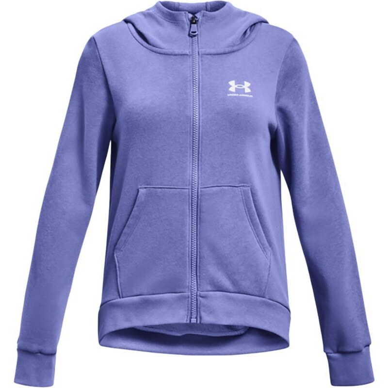 Mikina s kapucí Under Armour Rival Fleece LU FZ Hoodie-BLU 1373130-495