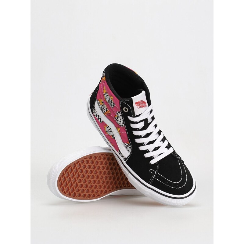 Vans Skate Sk8 Hi (fuchsia fedora)červená